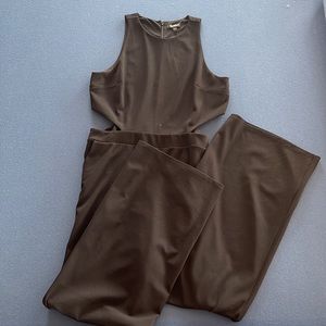 NEW EXPRESS BLACK CUTOUT JUMPSUIT